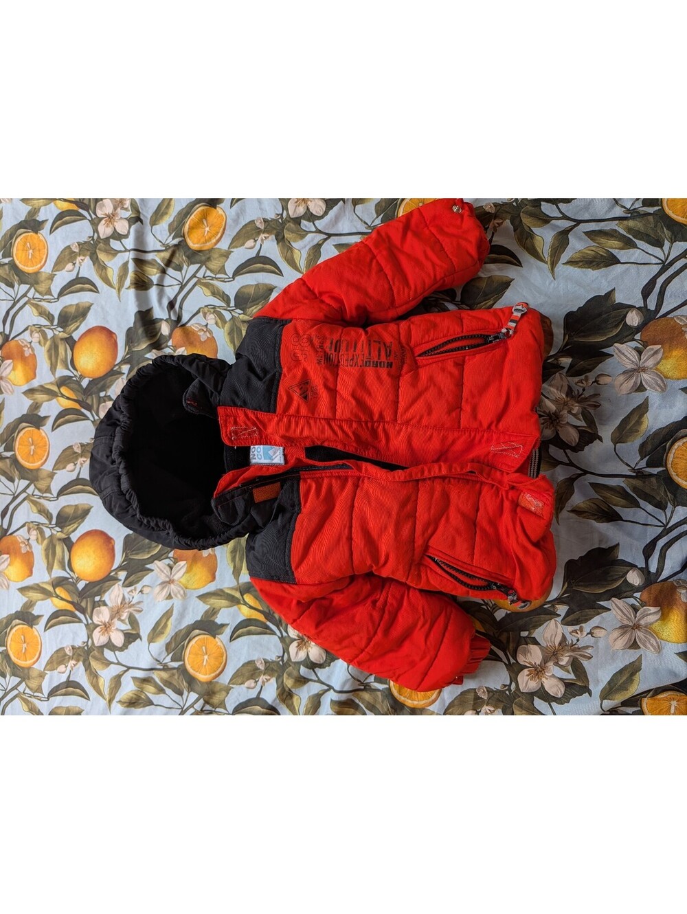North Coast Boys Winter Jacket – Size 24 Months | Orange Warm Outdoor Coat
